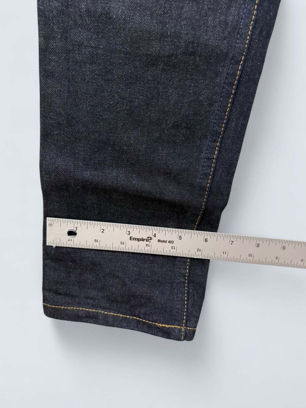 Brave Star Selvedge Denim Jeans Size 34 Indigo Raw Skinny - Picture 9 of 10